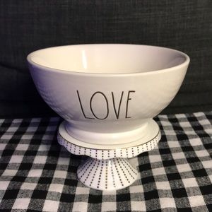 Rae Dunn “LOVE” ice cream bowl